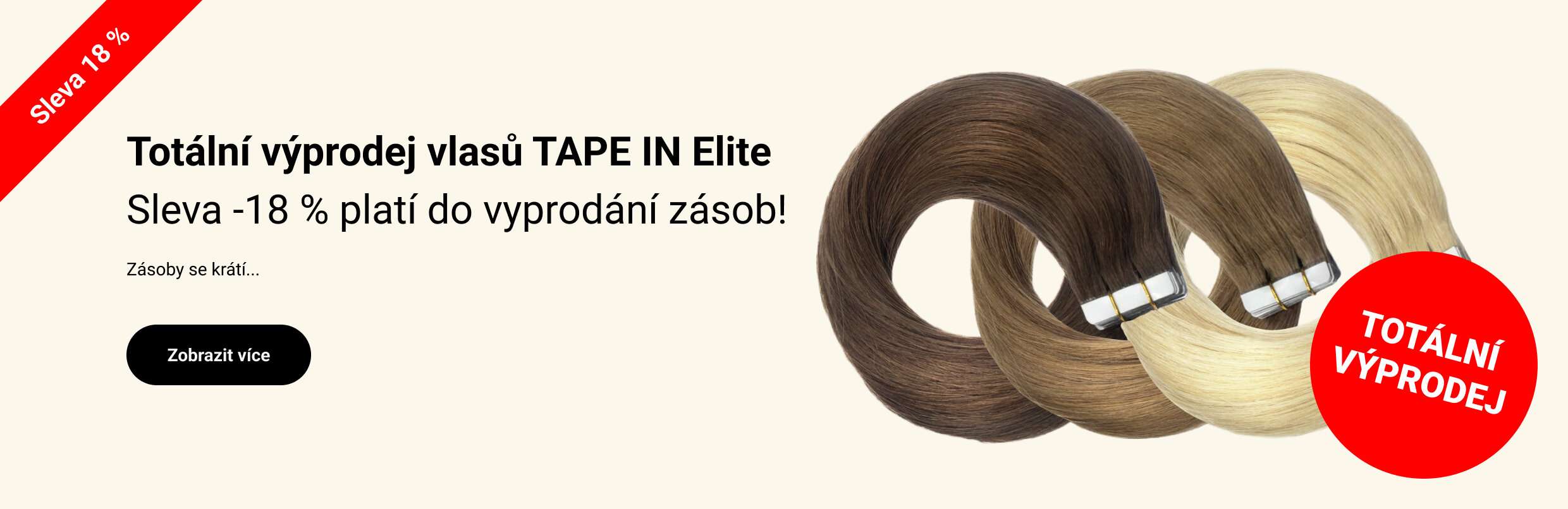 Indické TAPE IN vlasy Elite