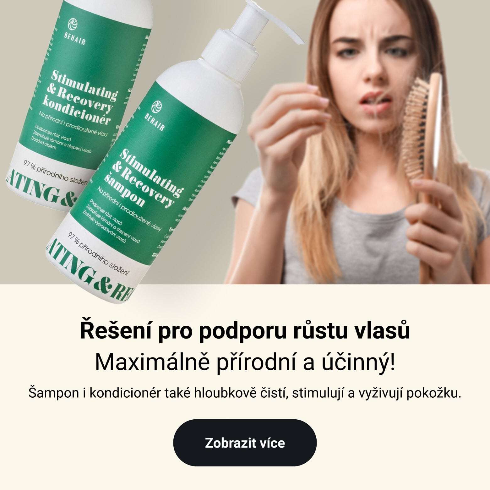 BEHAIR Stimulating šampon a kondicionér