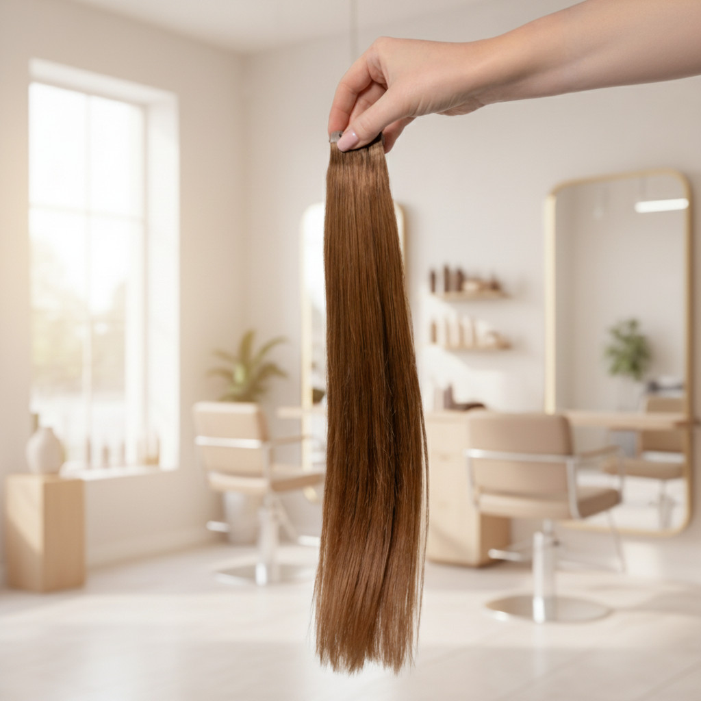 TAPE IN vlasy: Rychlé, přirozené a šetrné prodloužení