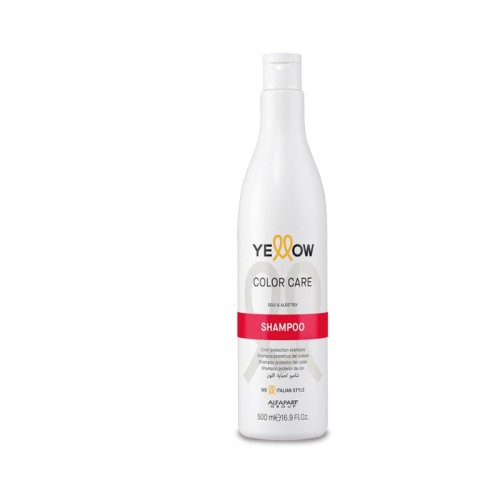 Yellow color care shampoo