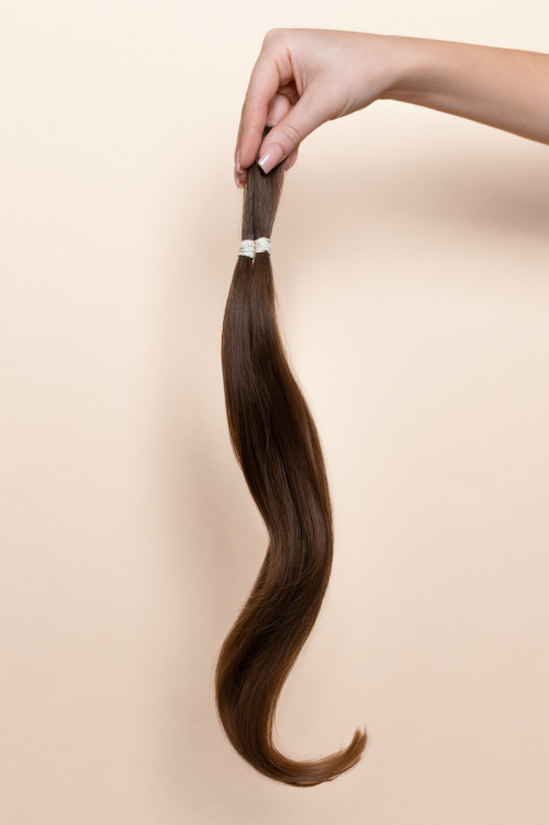 Virgin Hair #7 světle hnědá | 45-49 cm | 44 g