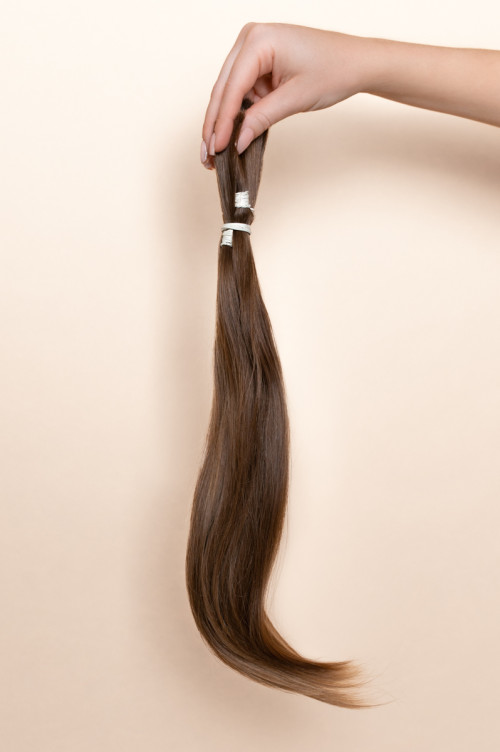 Virgin Hair #7 světle hnědá | 40-44 cm | 87 g