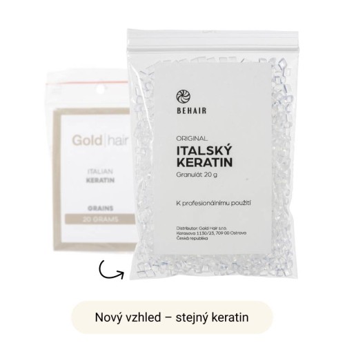 Originál italský keratin granule 