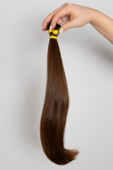 Virgin Hair #7 světle hnědá | délka: 40-44 cm | 154 pramenů
