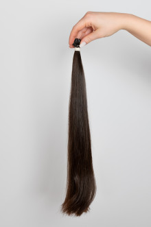 Virgin Hair #6 hnědá | délka: 40-44 cm | 50 pramenů