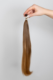 Virgin Hair #8-9 světle medová | délka: 40 cm | 38 pramenů