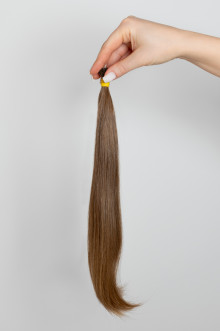 Virgin Hair #8 tmavě medová | délka: 35 cm | 35 pramenů