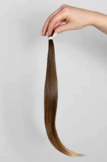Virgin Hair #8 tmavě medová | délka: 35-39 cm | 45 pramenů