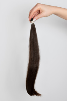Virgin Hair #6 hnědá | délka: 40 cm | 53 pramenů
