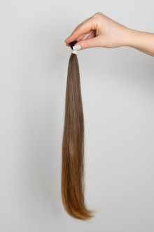 Virgin Hair #8 tmavě medová | délka: 40 cm | 47 pramenů