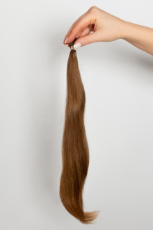 Virgin Hair #8 tmavě medová | délka: 45-49 cm | 47 pramenů