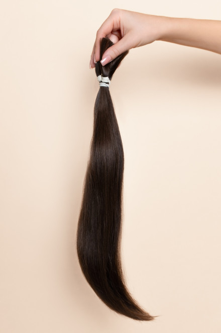 Virgin Hair #6 hnědá | 45-49 cm | 64 g