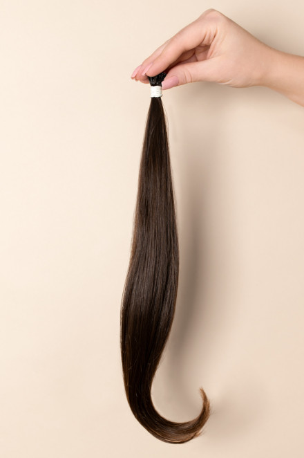 Virgin Hair #7 světle hnědá | 40 cm | 30 pramenů | 28 gr