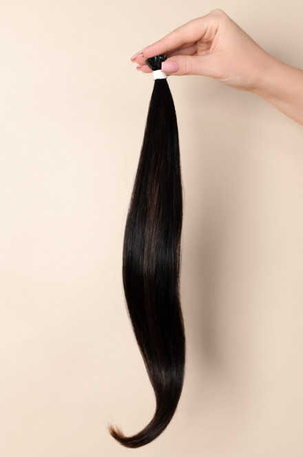 Virgin Hair #5 tmavě hnědá | 40-44 cm | 40 pramenů | 31 gr