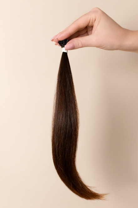 Virgin Hair #6 hnědá | 30-34 cm | 27 pramenů | 15 gr