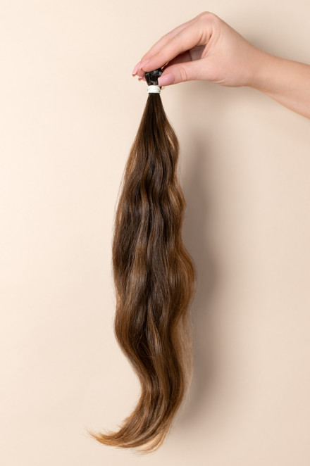 Virgin Hair #7 světle hnědá | 40 cm | 43 pramenů | 32 gr