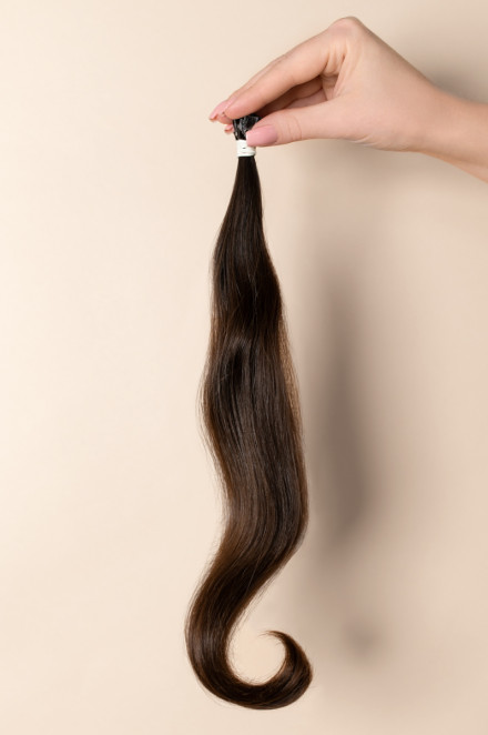 Virgin Hair #7 světle hnědá | 40 cm | 30 pramenů | 24 gr