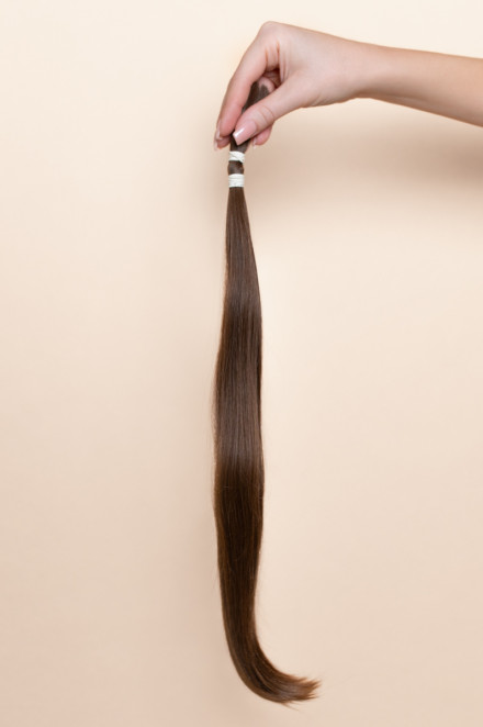 Virgin Hair #7 světle hnědá | 45-49 cm | 40 g