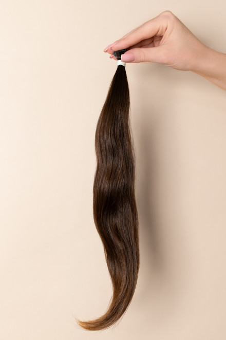 Virgin Hair #7 světle hnědá | 35-39 cm | 30 pramenů | 22 gr