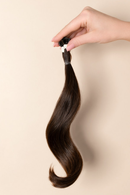 Virgin Hair #7 světle hnědá | 30-34 cm | 58 pramenů | 36 gr