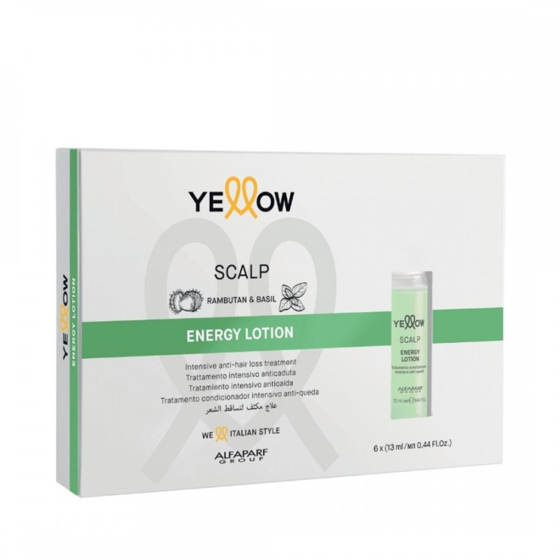 Yellow scalp energy lotion