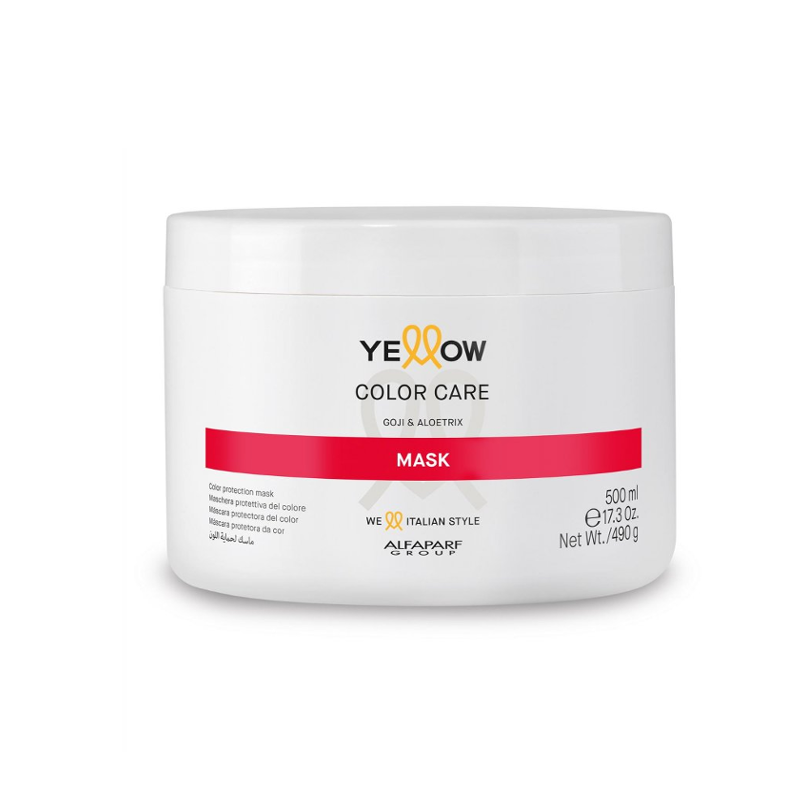 Yellow color care mask